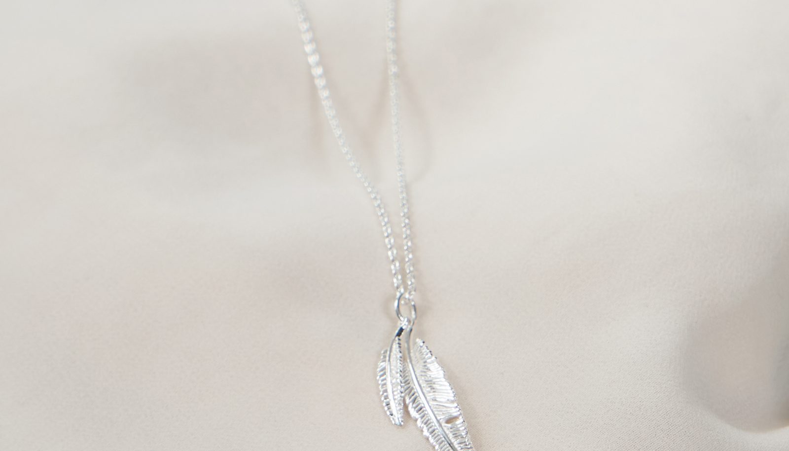 Double Feather Necklace